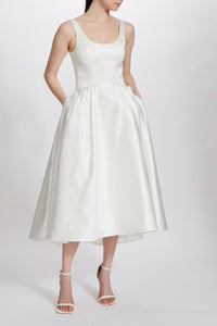 Duchess Satin A-Line Dress