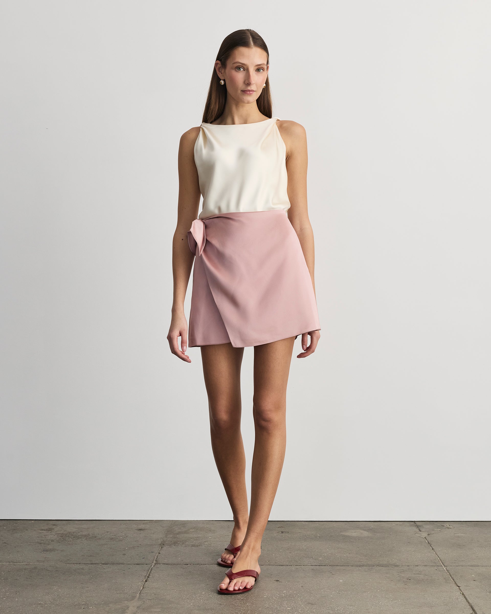 Lydia Skirt in Ballet Pink