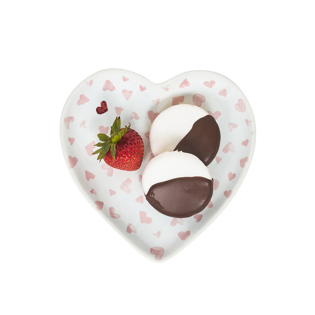 Love You More 7" Heart Tray in Pink