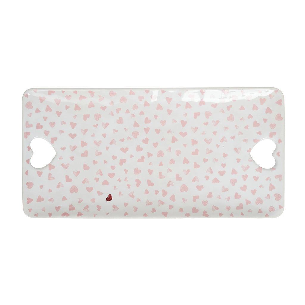 Love You More 16" Hostess Tray in Pink