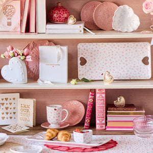 Love You More 16" Hostess Tray in Pink