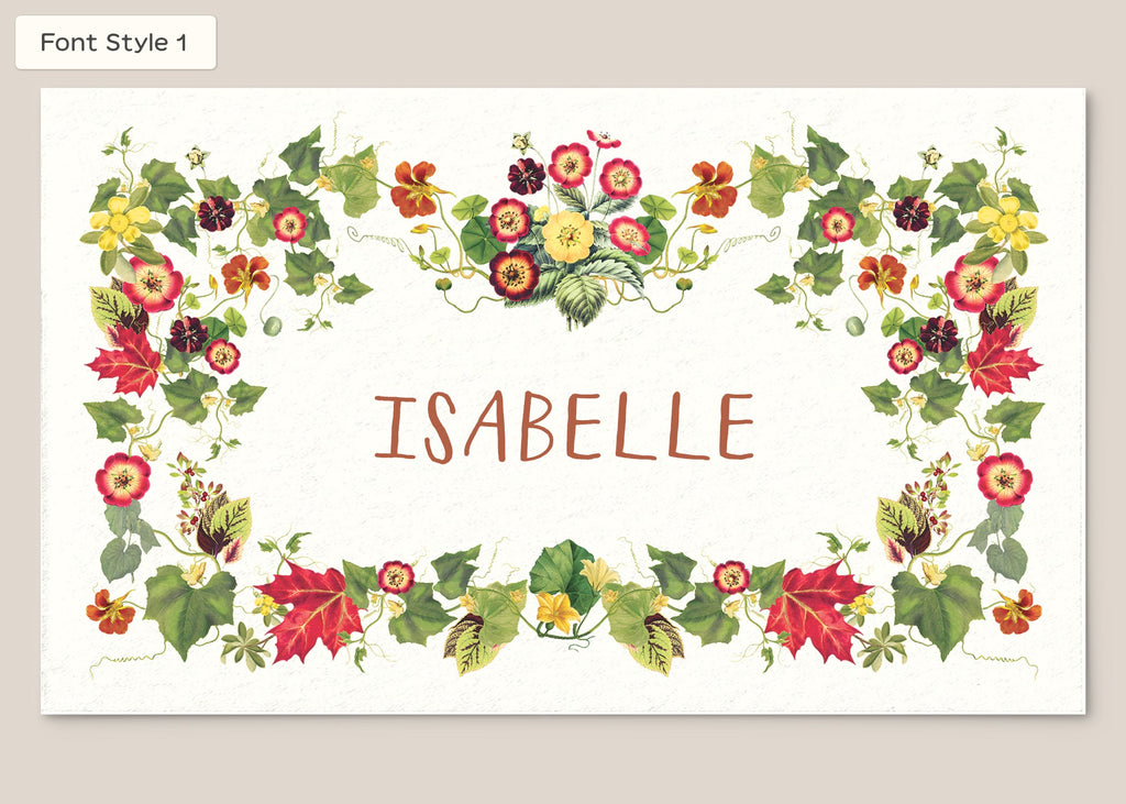 Place Card Form