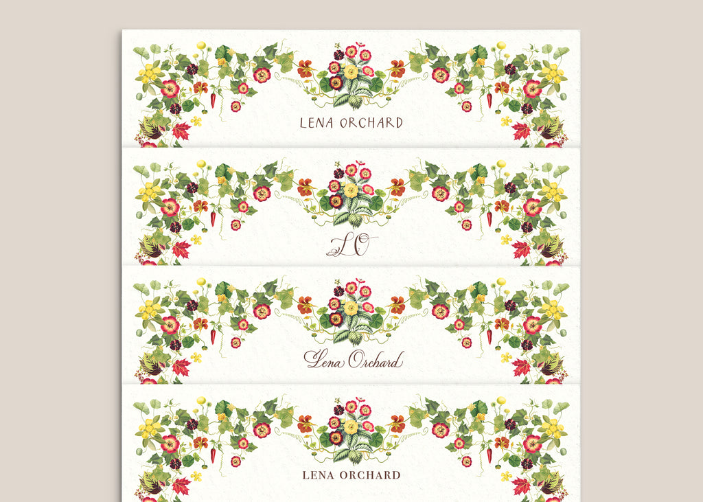 L'Automne Personal Stationery