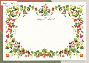 L'Automne Personal Stationery