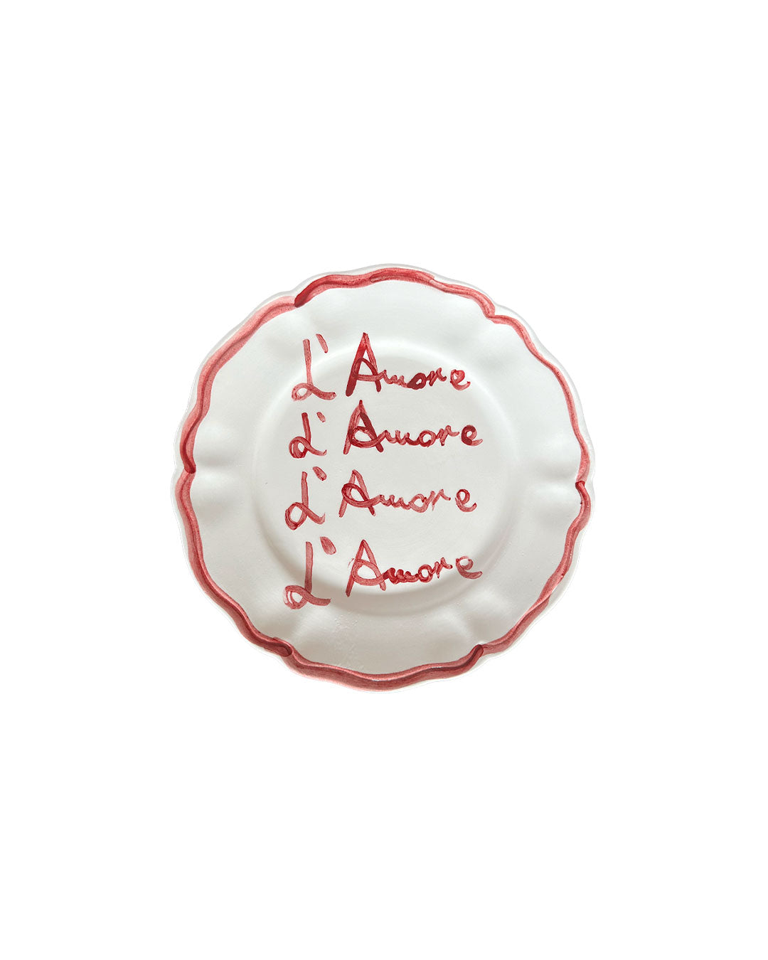 "L'amore" plate