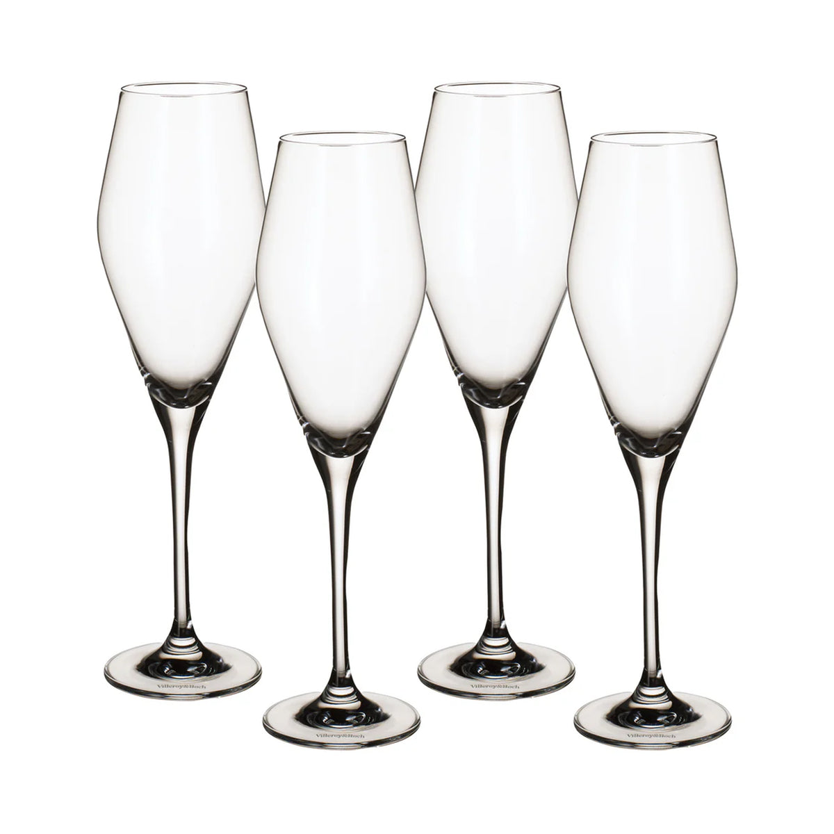 La Divina Flute in Clear, Set of 4