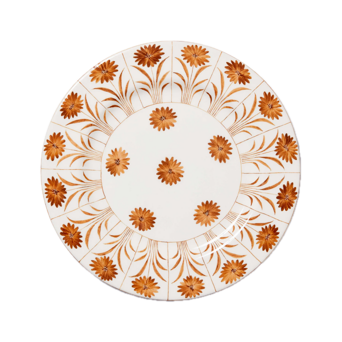 Daisy Plate in Orange