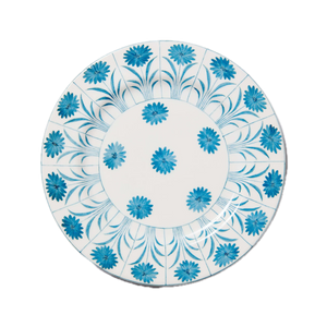 Daisy Plate in Blue