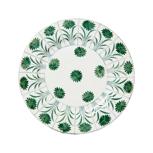 Daisy Plate in Green