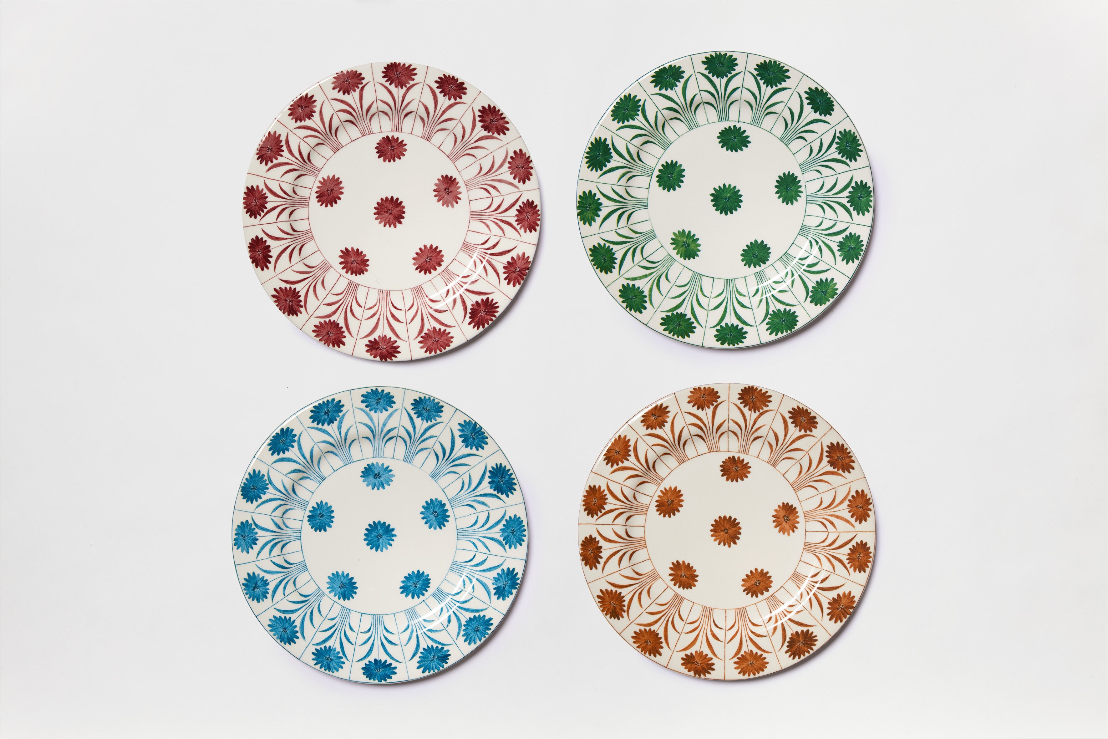Daisy Plates - Set of 4