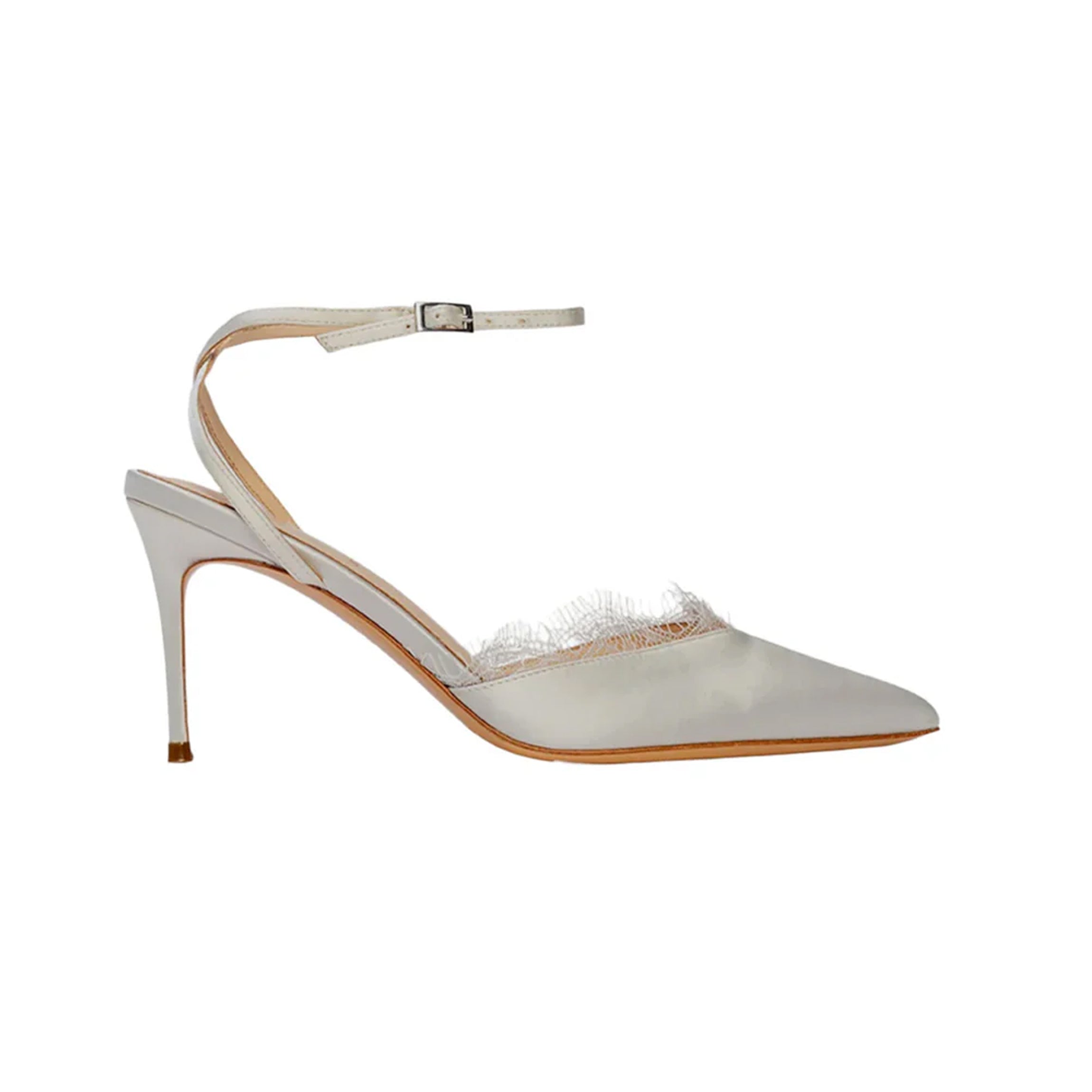 Lace 80 in White Satin