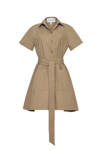 Lagos Dress in Khaki
