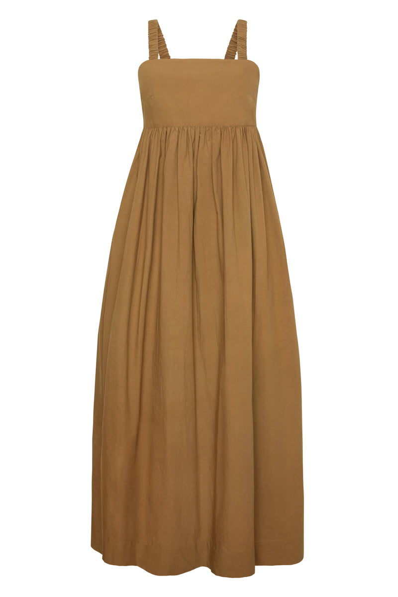Laguna Sun Dress in Khaki