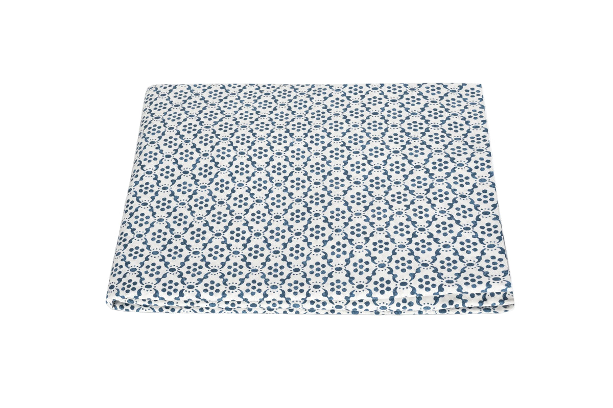 Laksha Fitted Sheet in Indigo