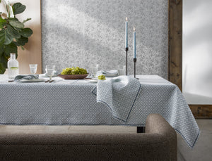 Laksha tablecloth styled on table