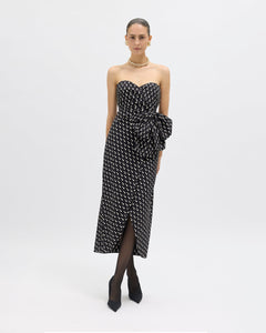 Lala Polka Dot Dress in Noir Multi