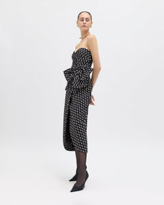 Lala Polka Dot Dress in Noir Multi