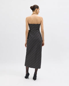 Lala Polka Dot Dress in Noir Multi