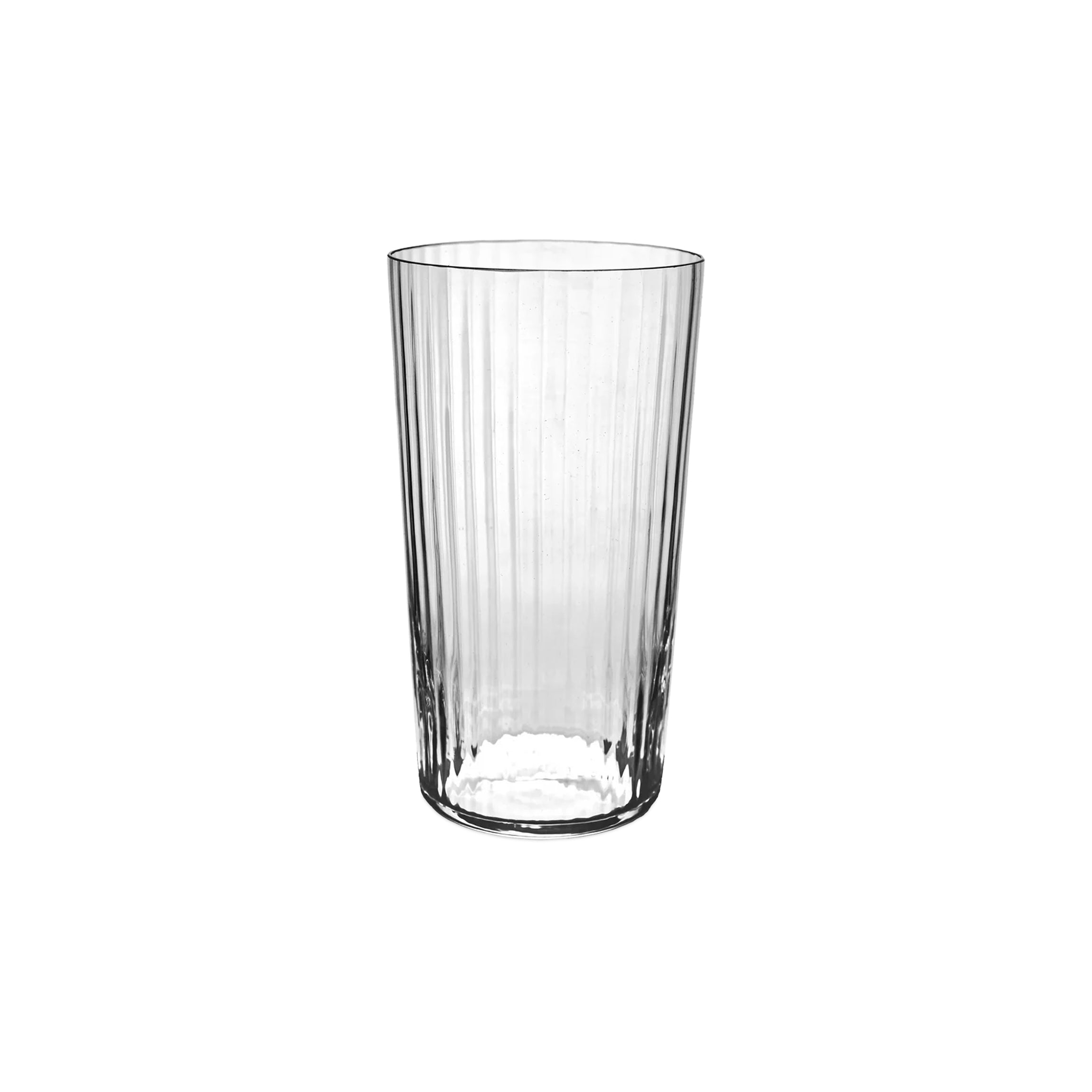 Lando Highball Glass, Pleat Set of 2