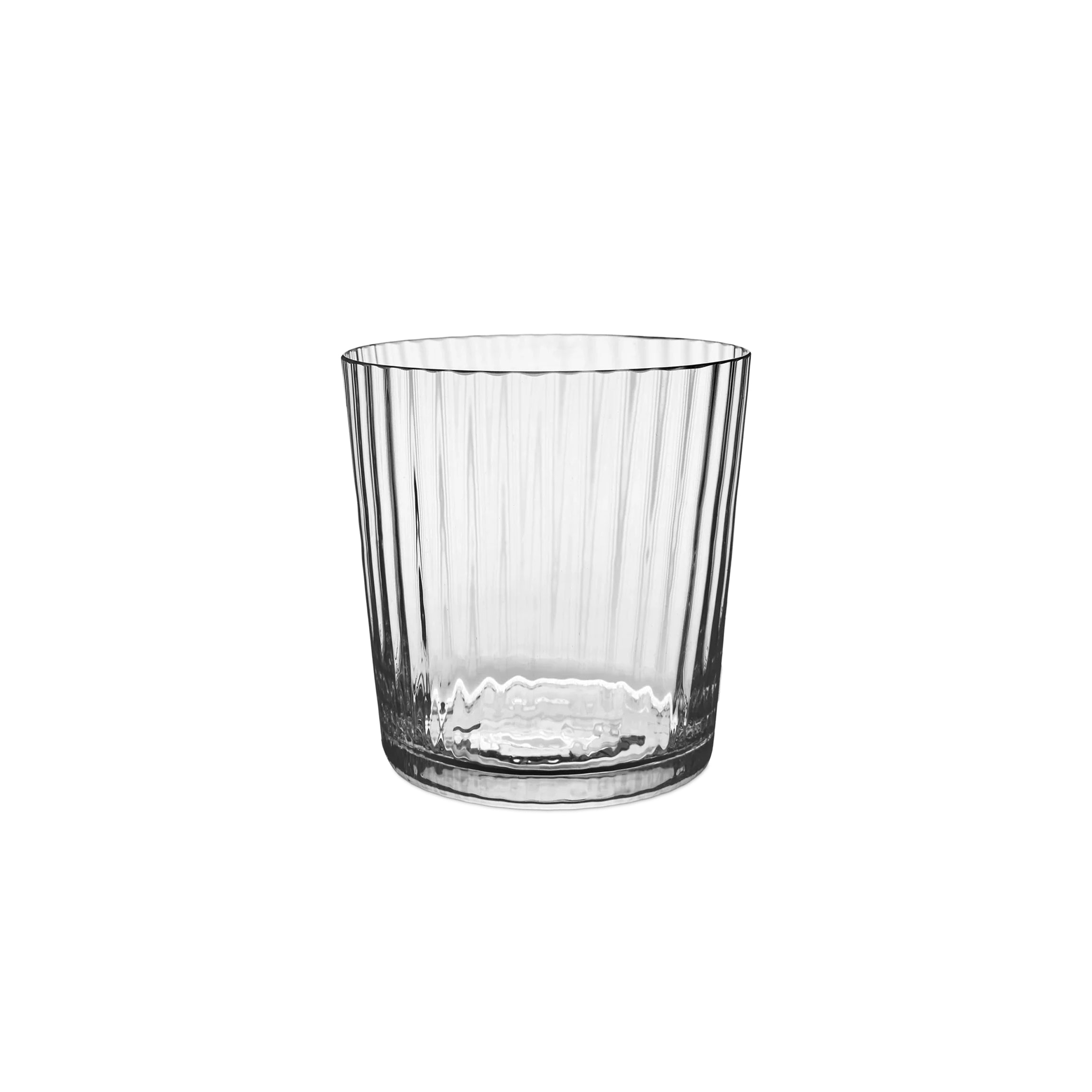 Lando Rocks Glass, Pleat Set of 2