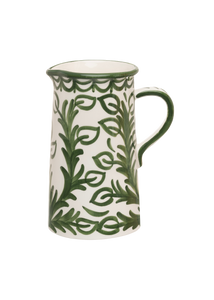 Late Afternoon Large Green Vina Jug