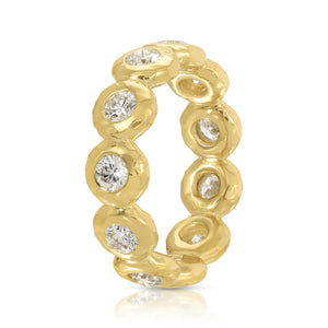 Nesting Gem Eternity Ring - Diamond - Large