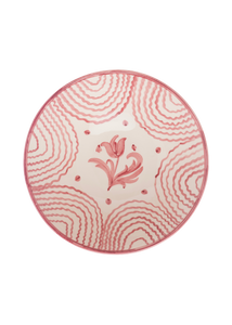 Late Afternoon Large Pink Serving Bowl
