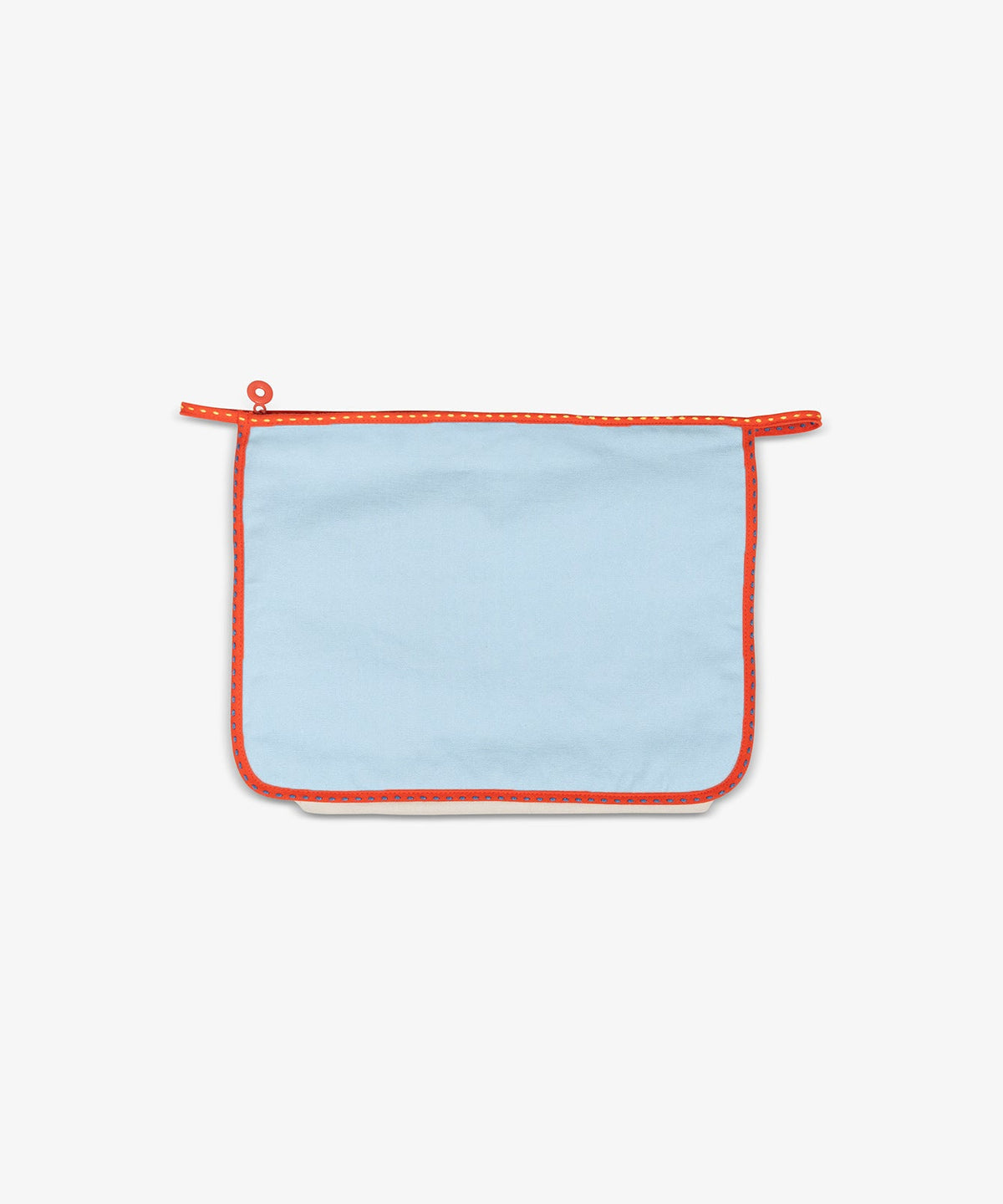 Large Zip Bag in Warm Color Block