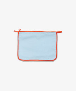 Large Zip Bag in Warm Color Block