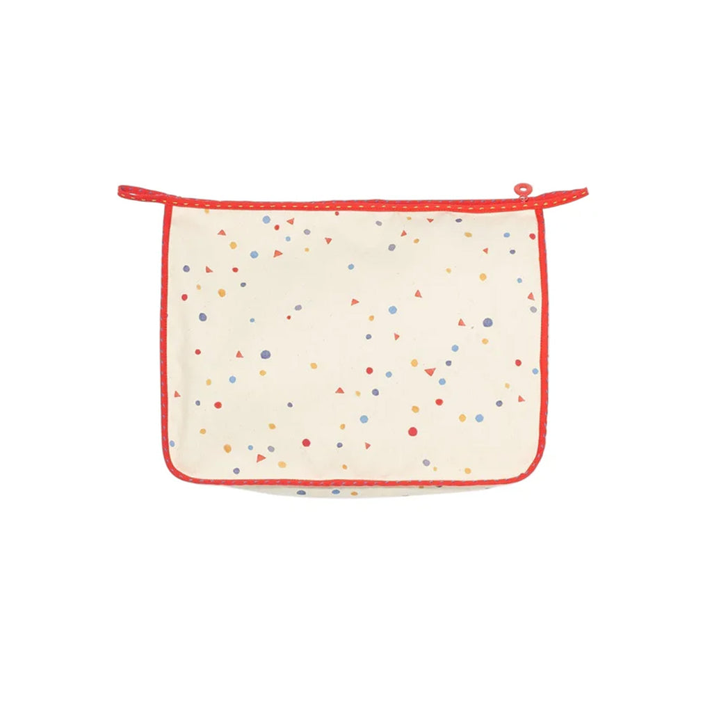 Large Zip Bag in Signature Dot