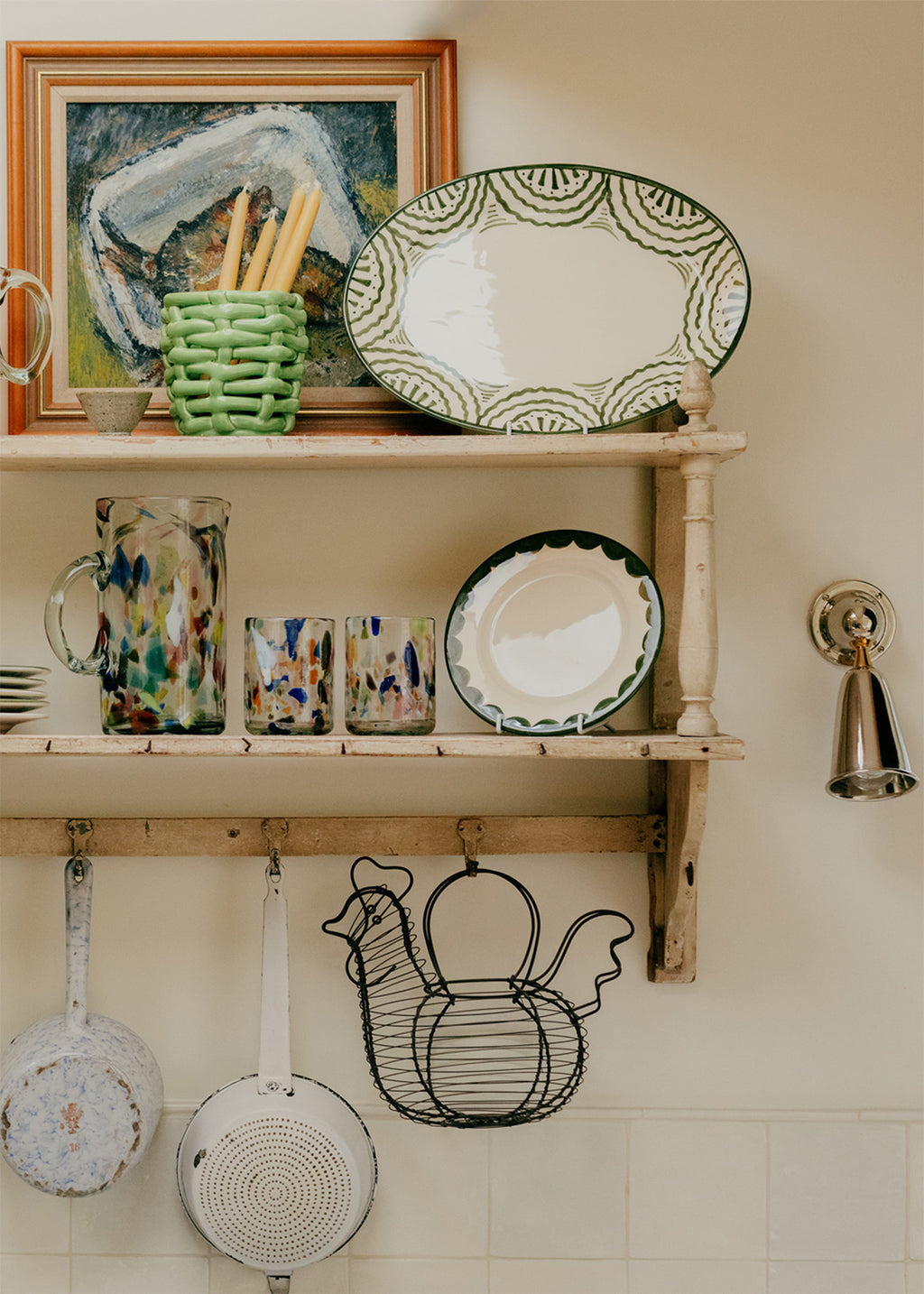 Large Green Platter