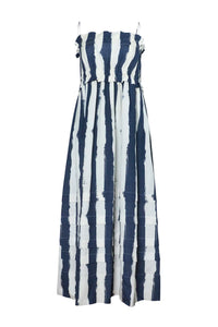The Larkin Dress in Lighthouse Stripe Navy.