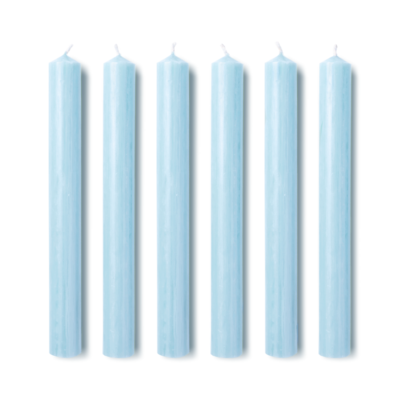 Dinner Candles in Larspur Blue