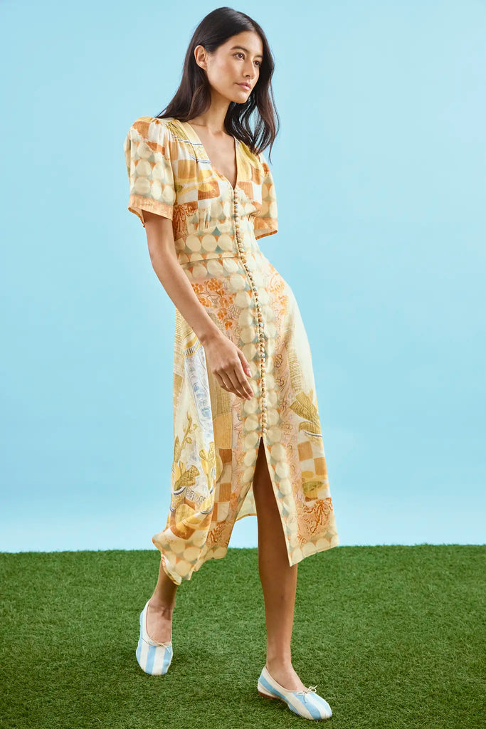 Larson Dress | A-line Midi Dress | Hunter Bell | Over The Moon Larson Dress | A-line Midi Dress | Hunter Bell | Over The Moon