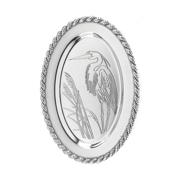 Latitudes Medium Oval Heron Tray