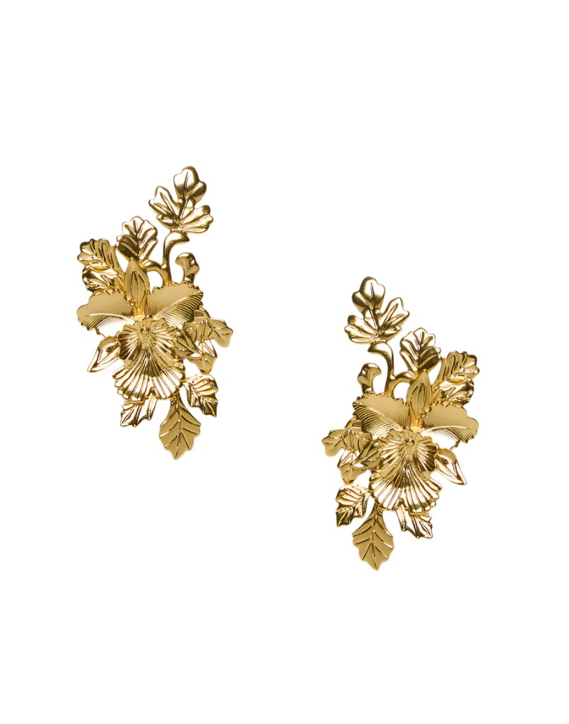 Laurel Leaf Drop Earrings