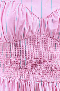 Lauren Dress in Watermelon Stripe