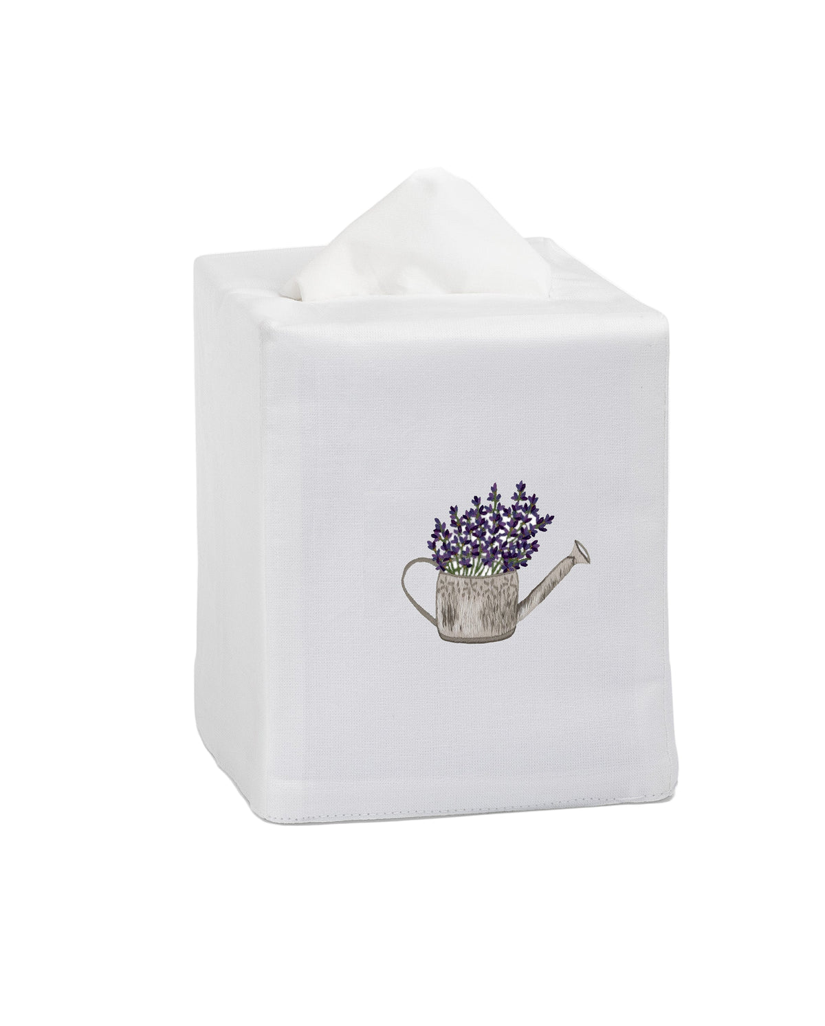 Lavender Watering Can Tissue Box Cover