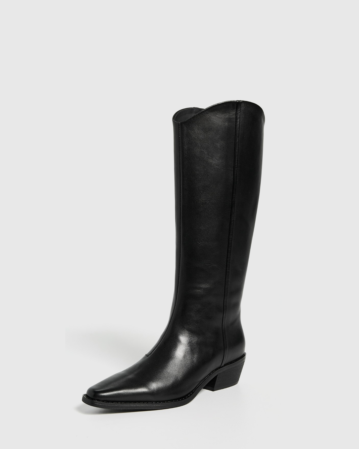 Lane 45 Boot in Black Leather