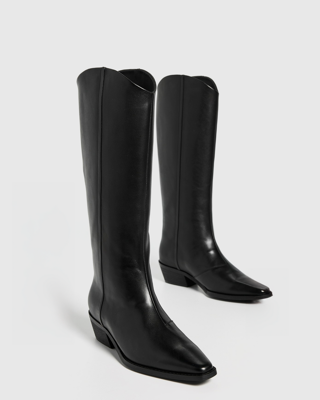 Lane 45 Boot in Black Leather