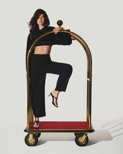 Laurel 65 Mule in Black Patent Leather