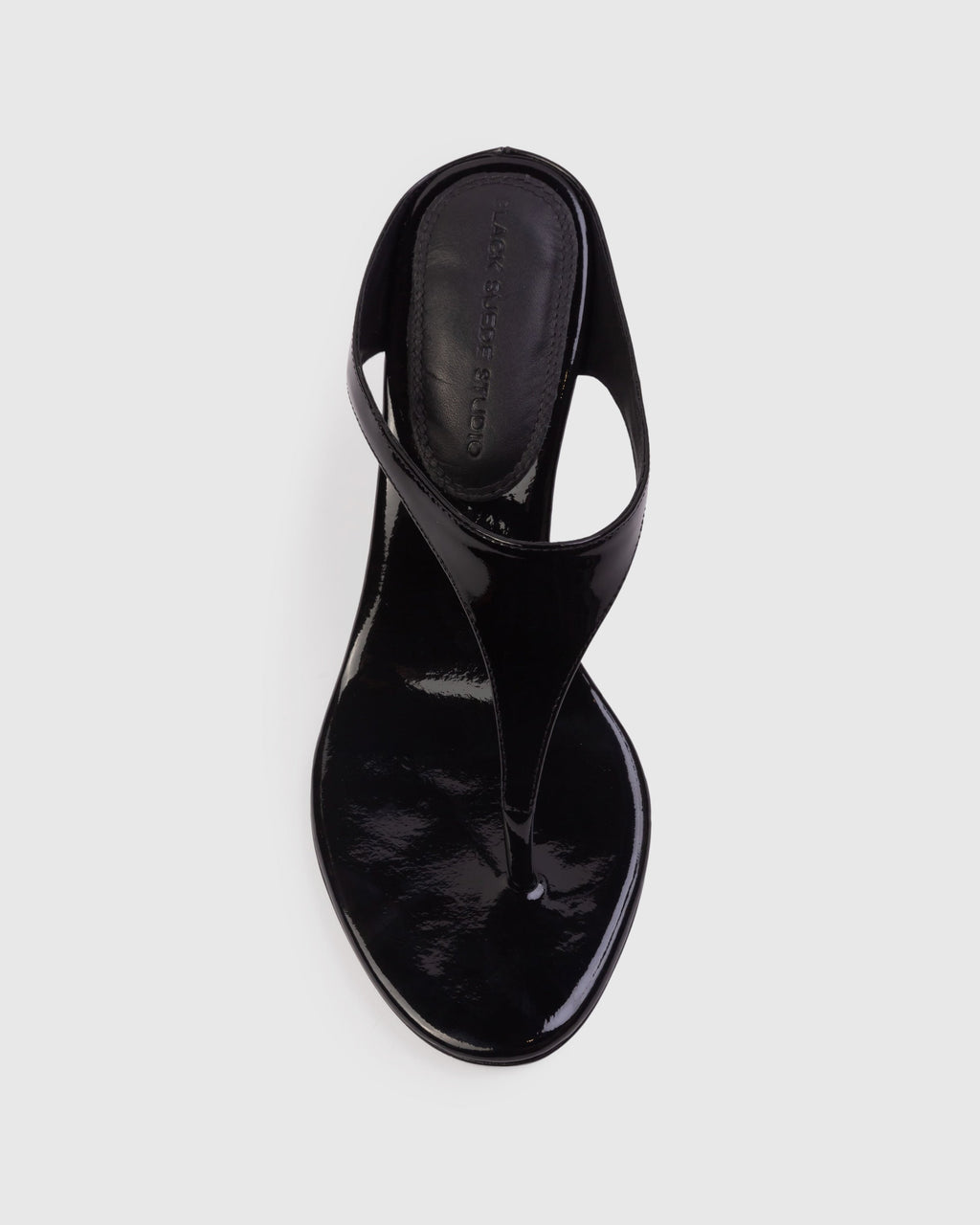 Laurel 65 Mule in Black Patent Leather