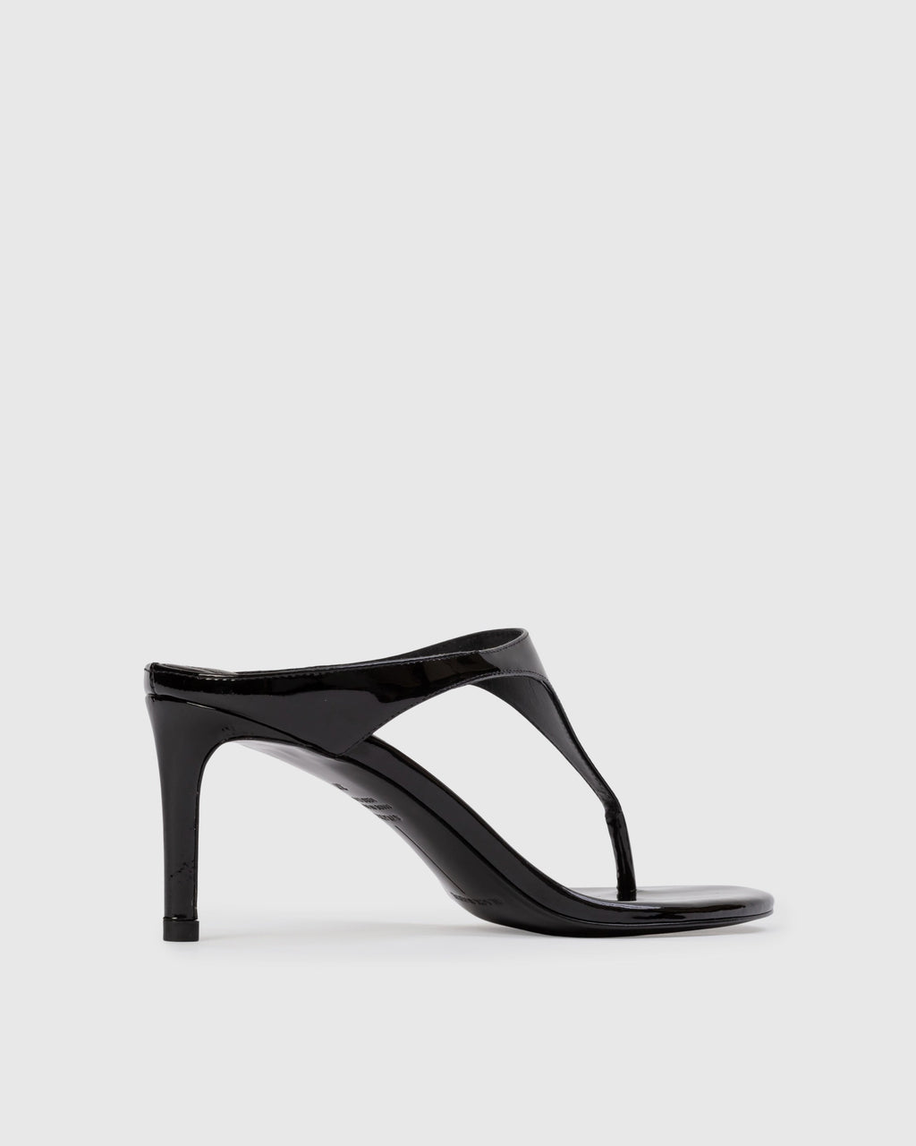 Laurel 65 Mule in Black Patent Leather
