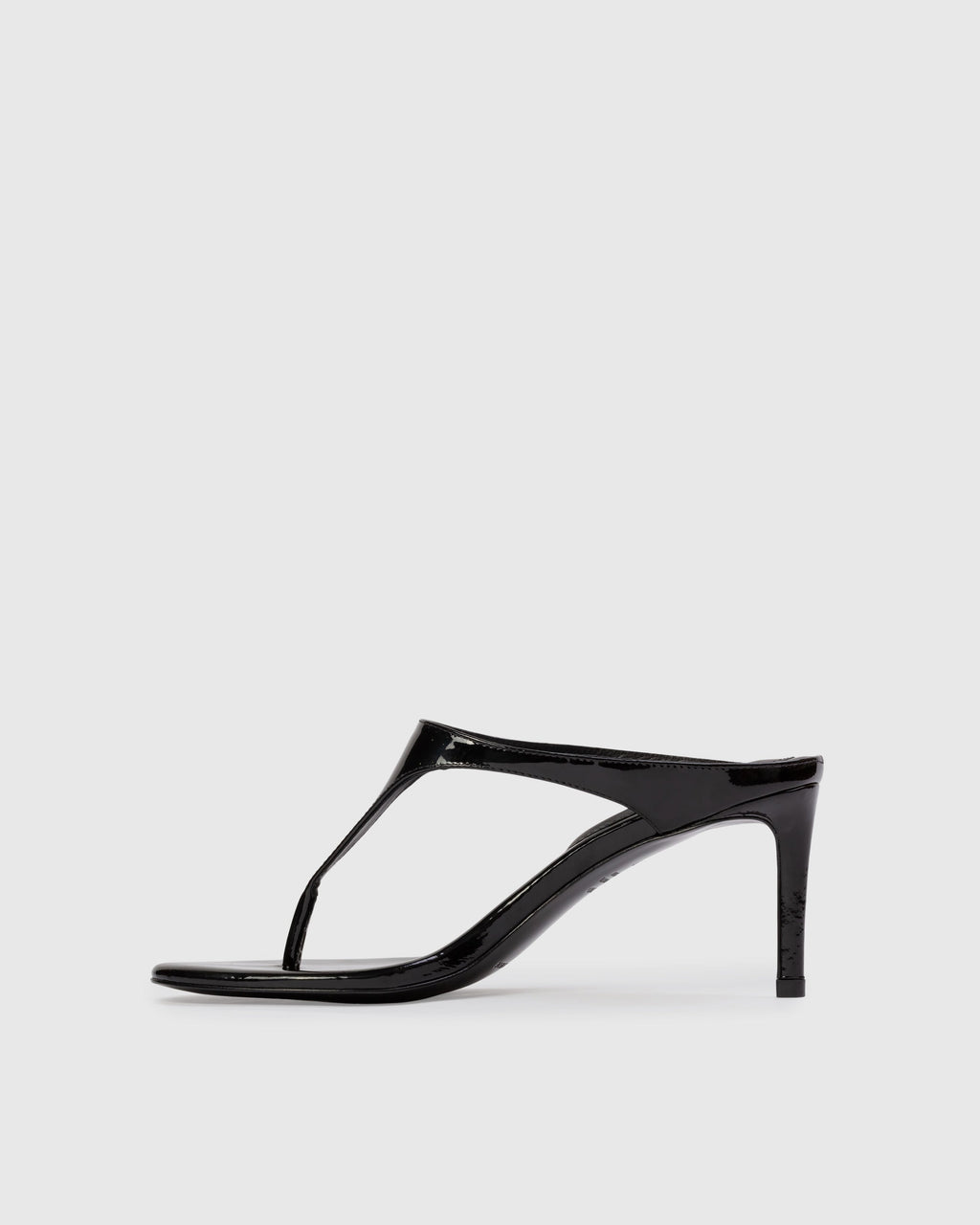 Laurel 65 Mule in Black Patent Leather