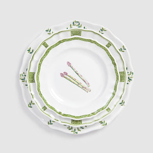 Le Potager du Roi Les Legumes Salad/Dessert Plate in Asparagus
