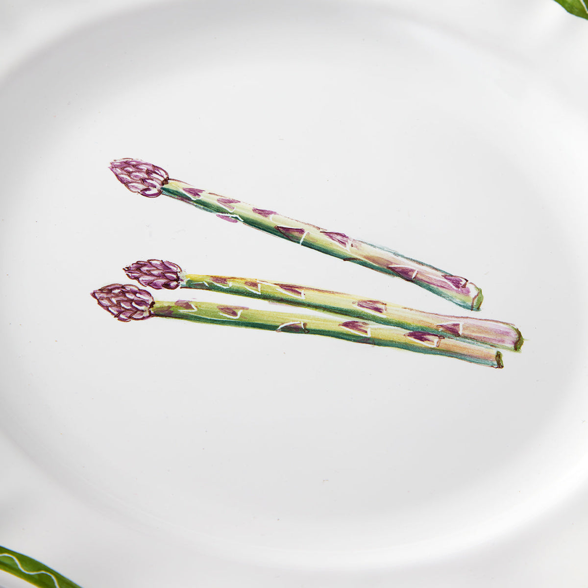 Le Potager du Roi Les Legumes Salad/Dessert Plate in Asparagus