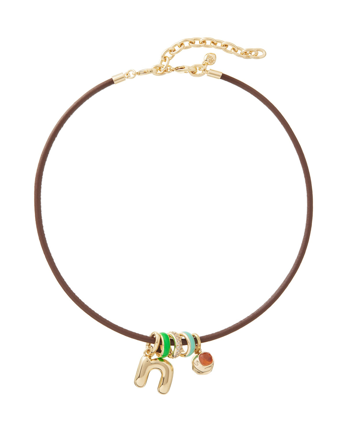 The Leather Charm Necklace