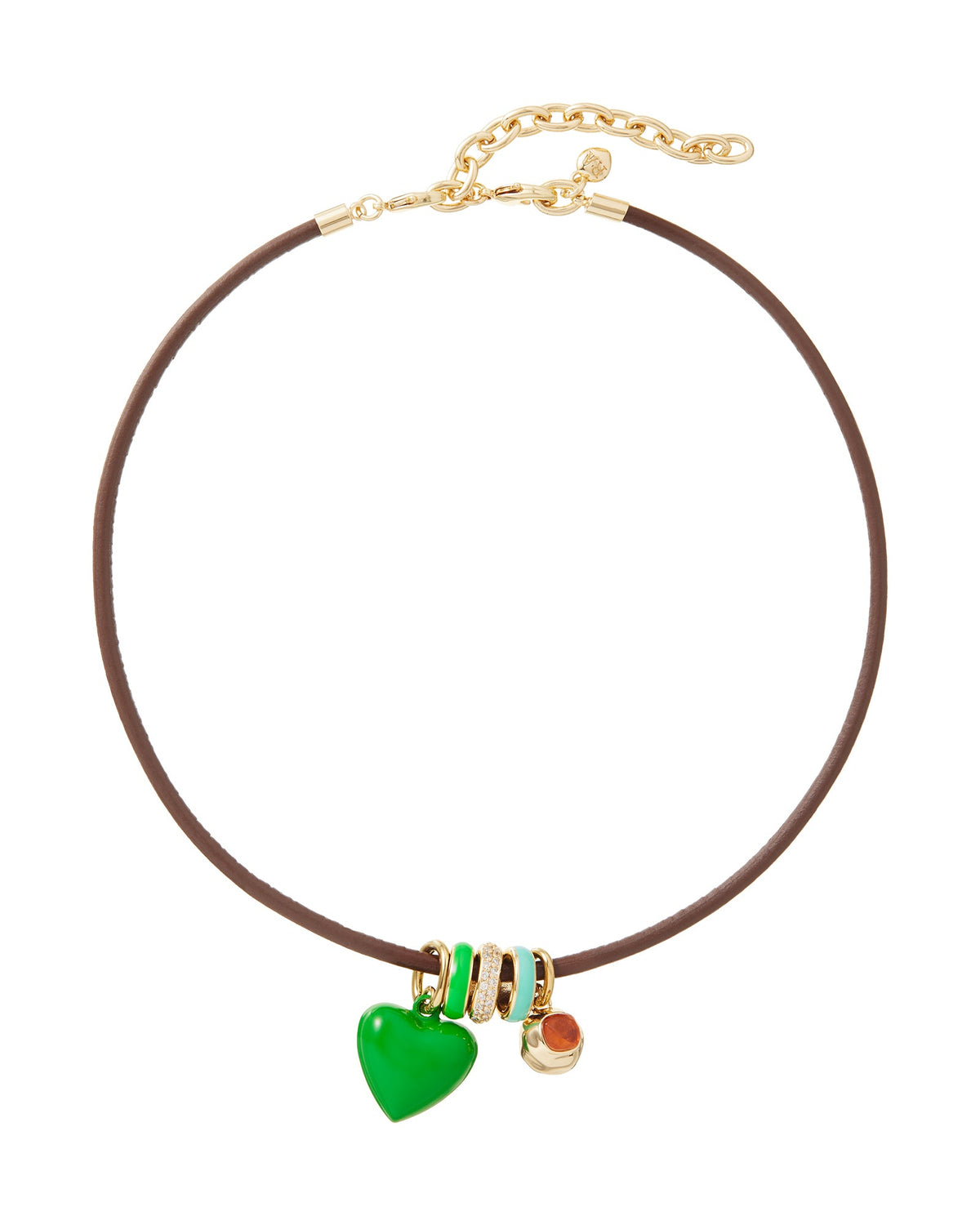 The Leather Charm Necklace