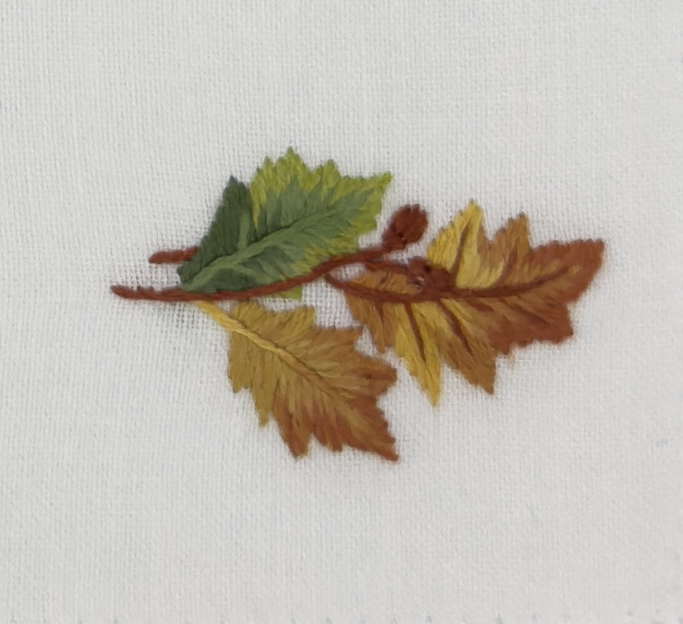 Leaves & Acorns Cocktail Napkins, Set of 4