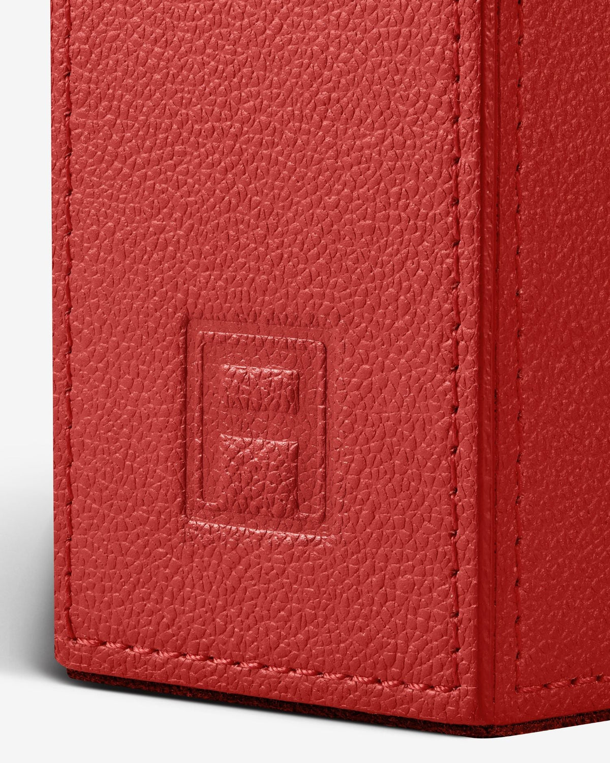 Left Cubist Bookend in Red
